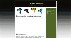 Desktop Screenshot of decapeurthermique.net